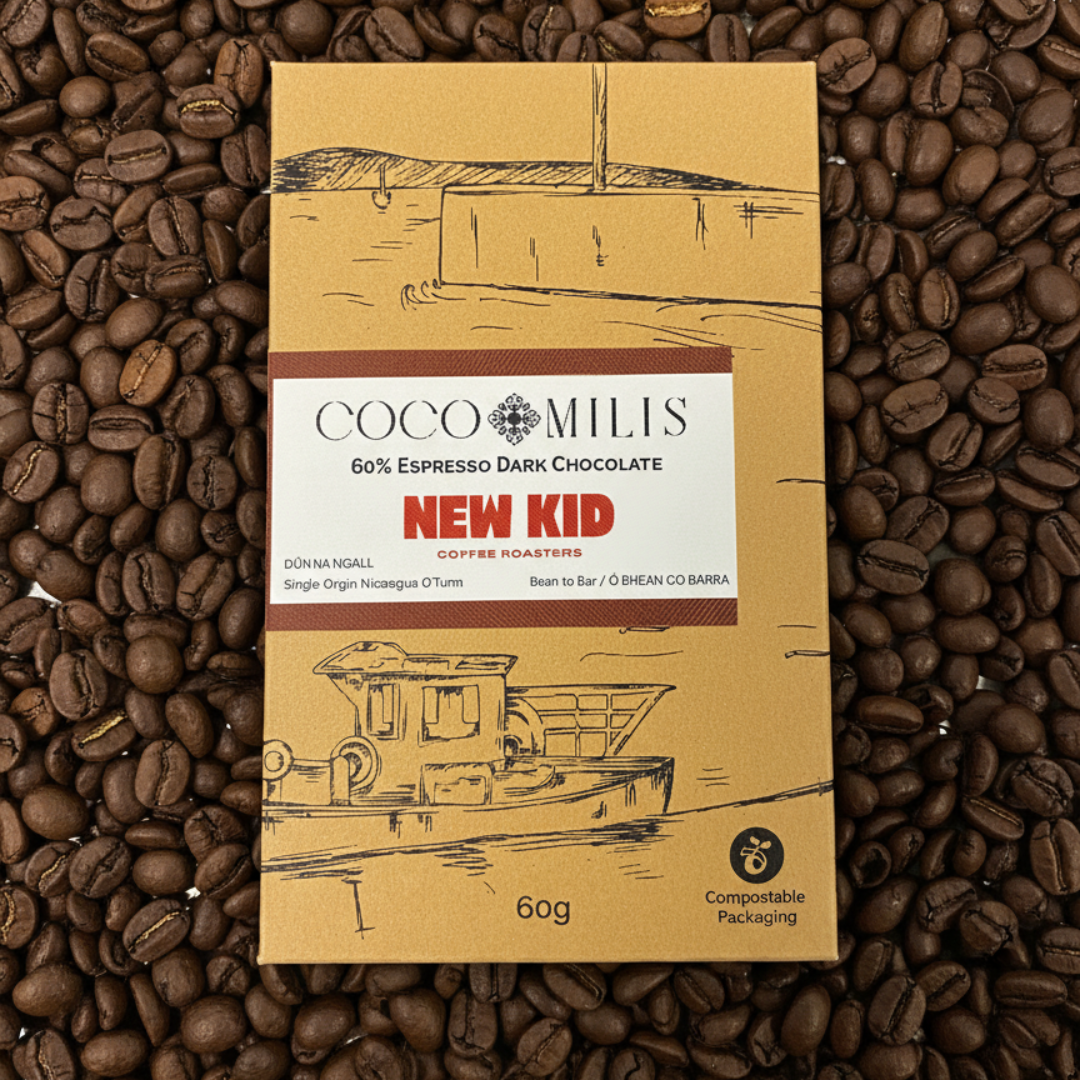 Coco Milis 60% Espresso Dark Chocolate Bar 60g