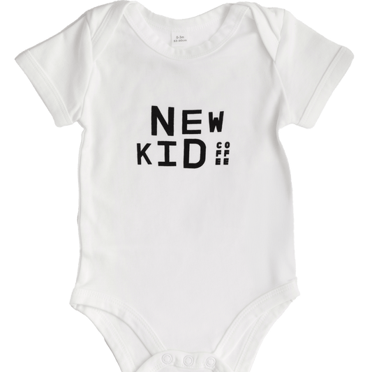 Retro New Kid Organic Baby Grow
